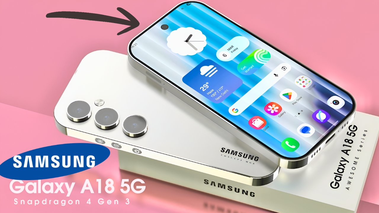 Samsung Galaxy A18 5G: cámara de 50MP, batería de 7000mAh y potencia Snapdragon 4 Gen 3